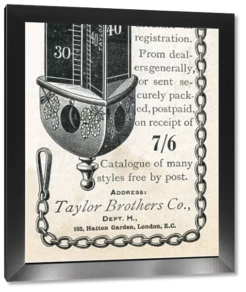 Taylor Thermometer  /  1897