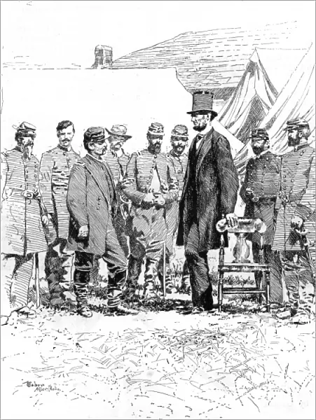Abraham Lincoln at Antietam