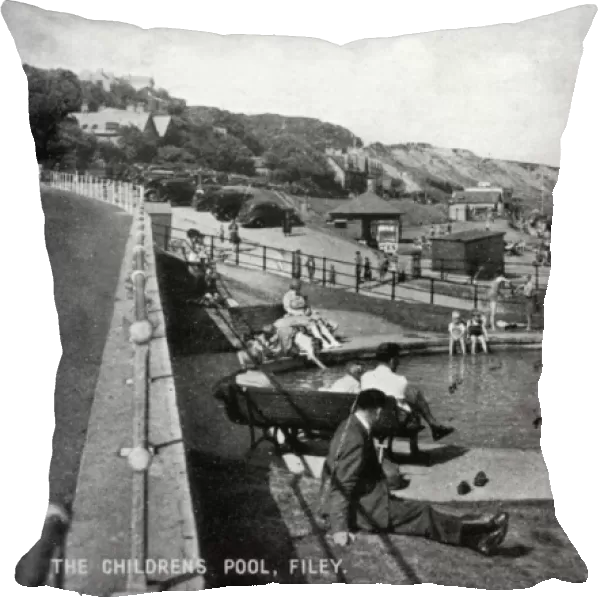 Childrens boating pool, Filey, North Yorkshire