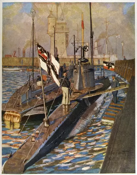 WW1  /  1915  /  U-BOATS KIEL