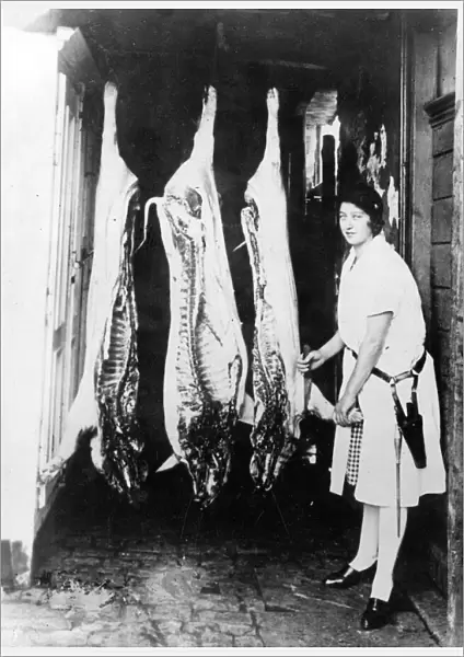 Woman Butcher 1920S