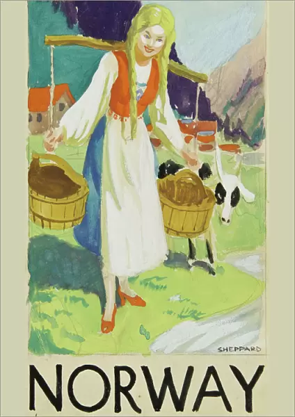 Poster advertising Norway