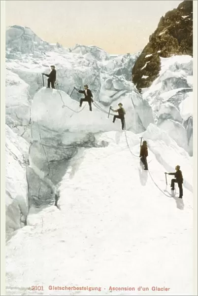 Switzerland - Ascending a glacier