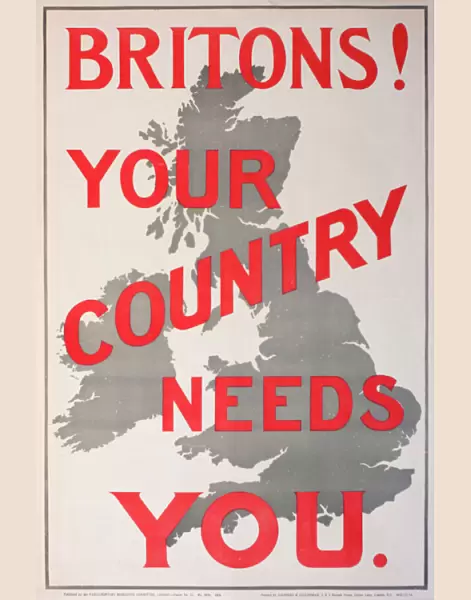 Poster, Britons! Your Country Needs You