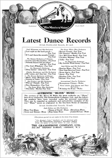 Latest dance records, 1923