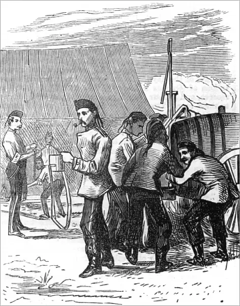 Filling water canteens, 1872