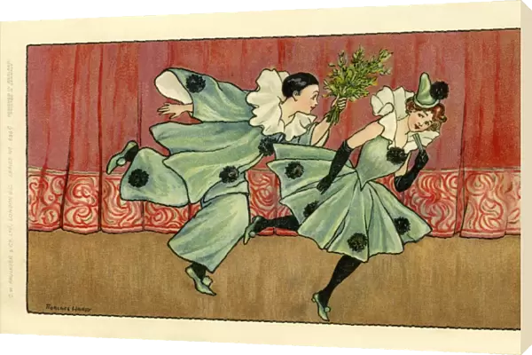 Christmas Pierrot & Pierette by Florence Hardy