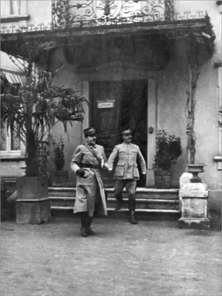 General Franchet d Esperey and General Chretien