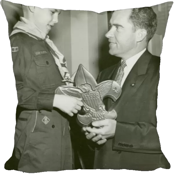 American Boy Scout with Richard Nixon