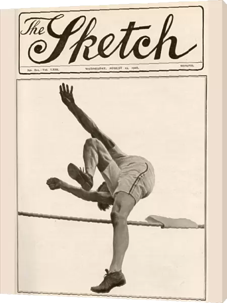Cover of the Sketch: high jumper Harry Porter