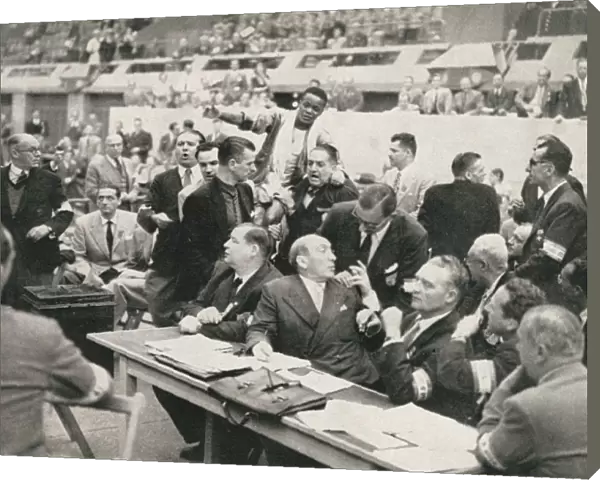 Controversy at the featherweight boxing, 1948 London Olympic