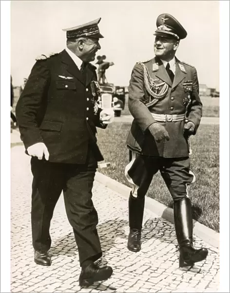 General Vuillemin and General Milch, Berlin