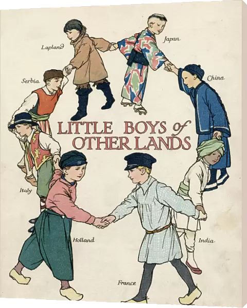 Little boys of other lands in their native costumes