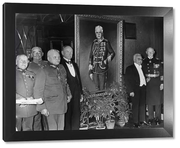 Field Marshal von Mackensen portrait presentation