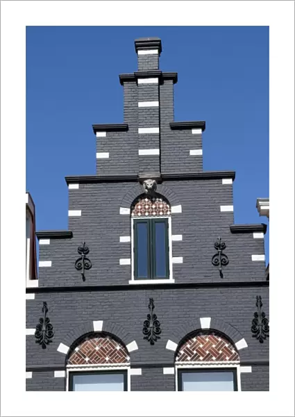 Traditional house in Haarlem, The Netherlands