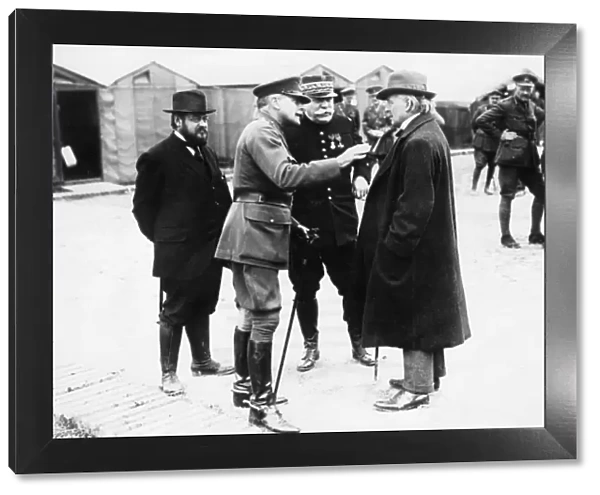 Lloyd George, General Haig, General Joffre, France