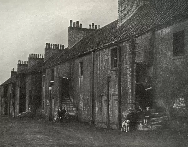 Miners cottages at Blantyre, Lanarkshire