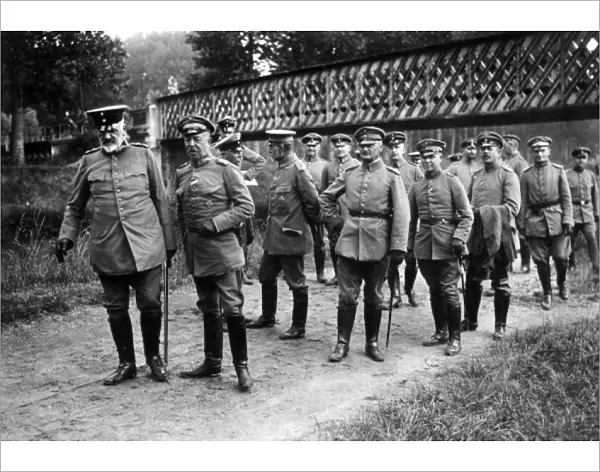 General von Heeringen with von Kuhne, WW1