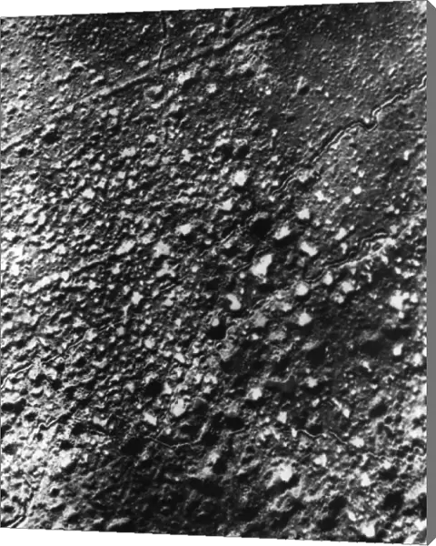 Aerial photograph of battlefield, Douaumont, France, WW1