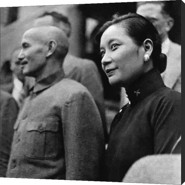 Madame Chiang Kai-Shek and husband, 1941