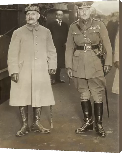 Duke of Connaught and Marshal Foch, London
