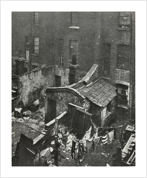1930s Slum dwellings at St Pancras, London