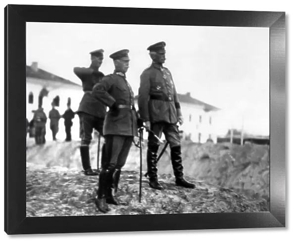 Field Marshal von Mackensen and Colonel von Tappen
