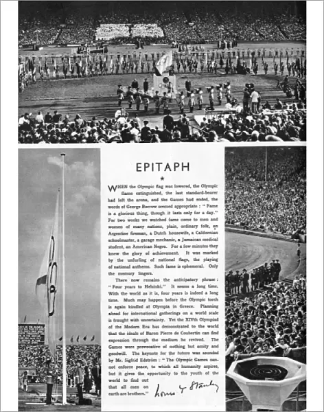 Closing ceremony of the 1948 London Olympic Games