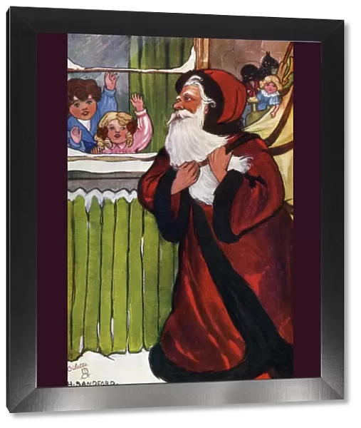 Santa brings the toys by Hilda Dix Sandford