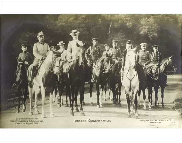 Kaiser Wilhelm II and Family
