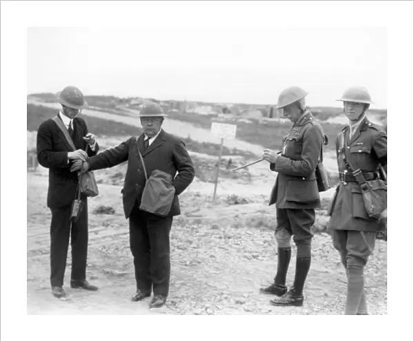 Horatio Bottomley at Arras, 1917