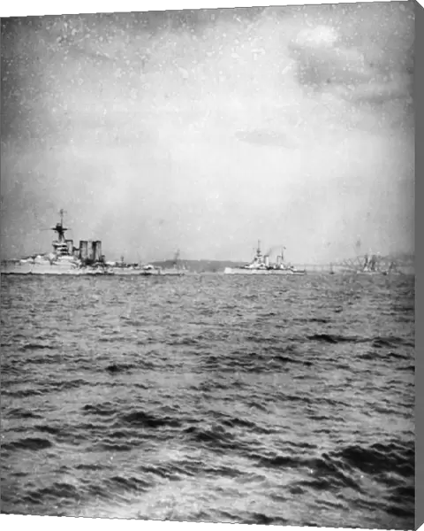 British battle cruisers HMS Tiger, Princess Royal and Lion