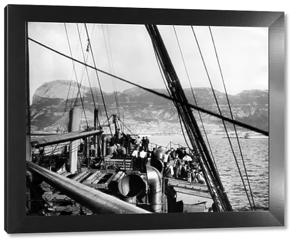 SS Saxon off Gibraltar, WW1