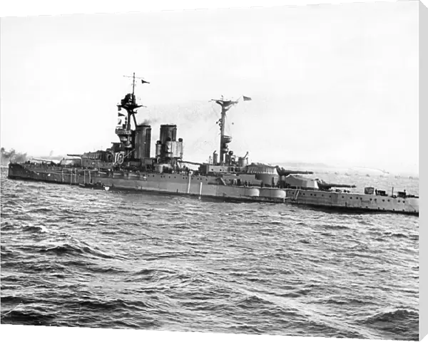HMS Valiant, British battleship, WW1