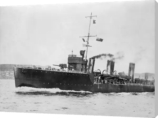 HMS Lookout, British destroyer, WW1