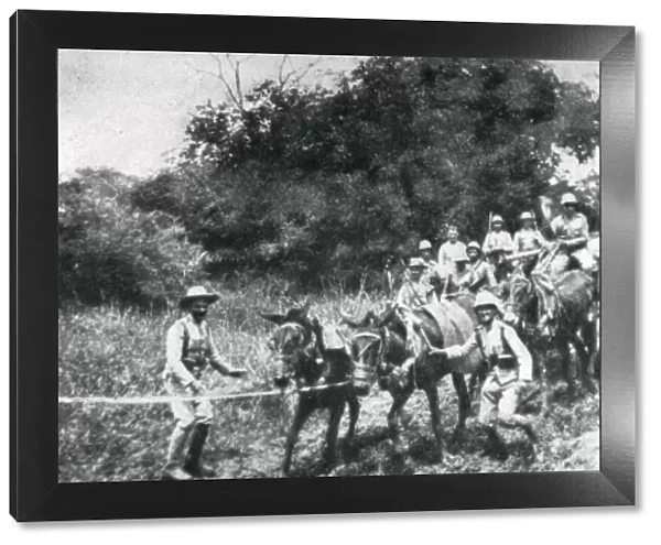 Portuguese troops in southern Angola, West Africa, WW1