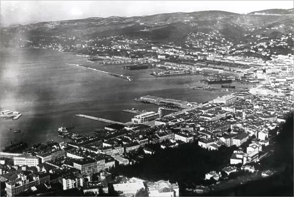 Adriatic naval base at Trieste, Italy