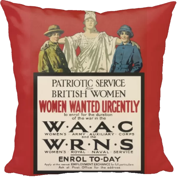 Recruitment poster for the WaC and WRNS