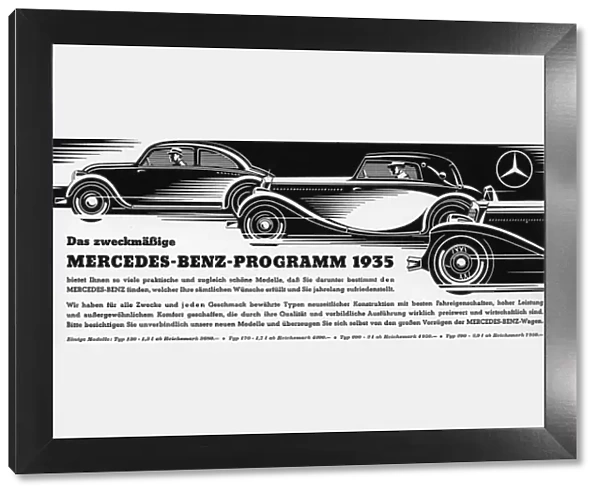 Ad for Mercedes