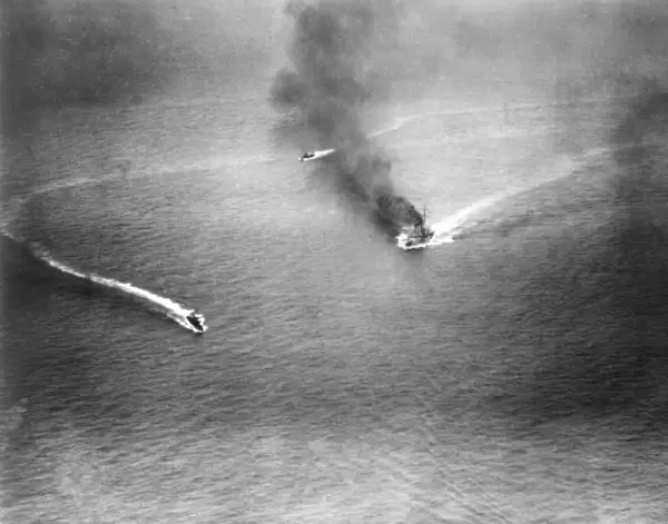 Austrian battleships during Otranto Barrage, Adriatic, WW1