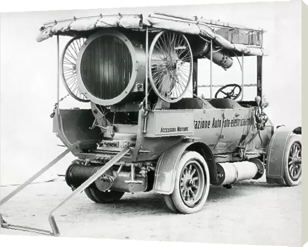 Italian Fiat 15 Ter chassis with photoelectric unit, WW1