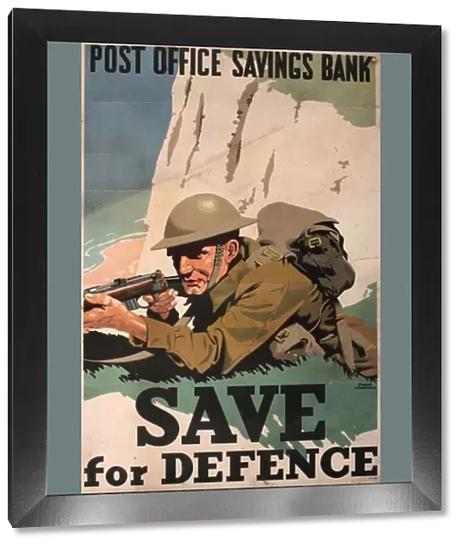 Wartime poster advertising Post Office Savings Bank