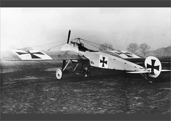 German Fokker E I fighter plane, WW1