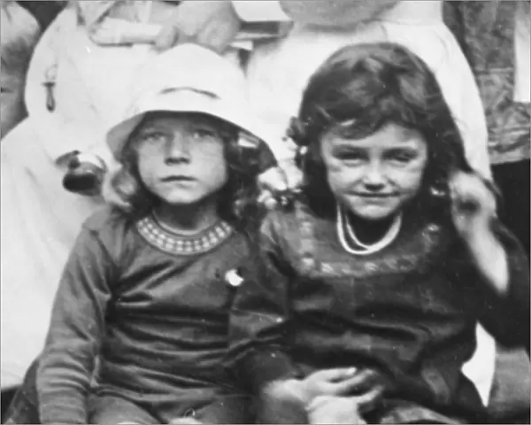 Two Belgian children, WW1