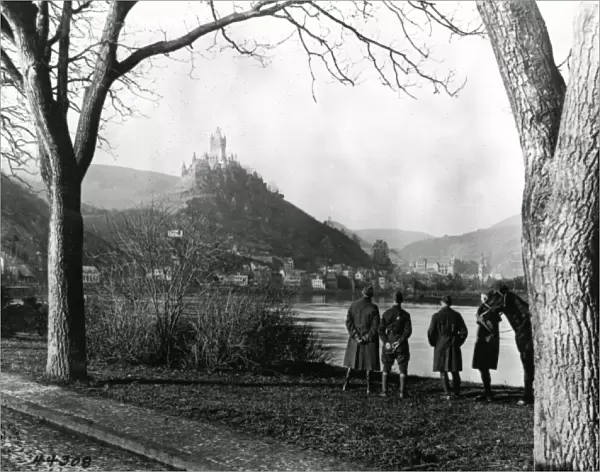 American soldiers at Cochem, Germany, post-WW1