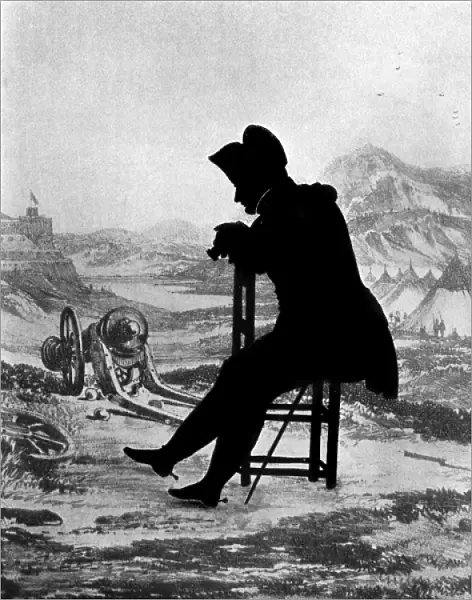 Silhouette portrait of Napoleon