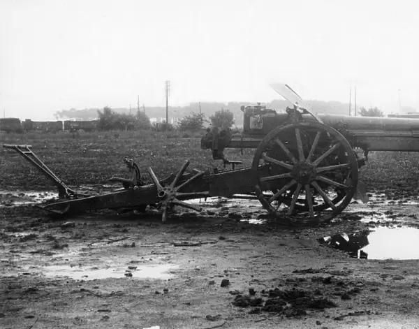 German 10cm Kanone field gun, WW1