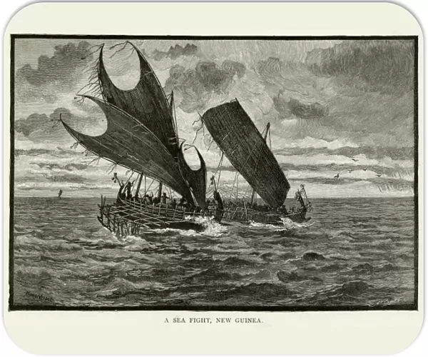 A Sea Battle - New Guinea