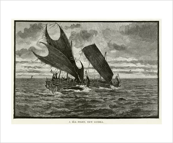 A Sea Battle - New Guinea