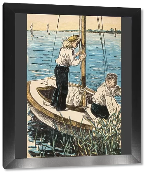 Out Sailing - Young Couple in The Netherlands